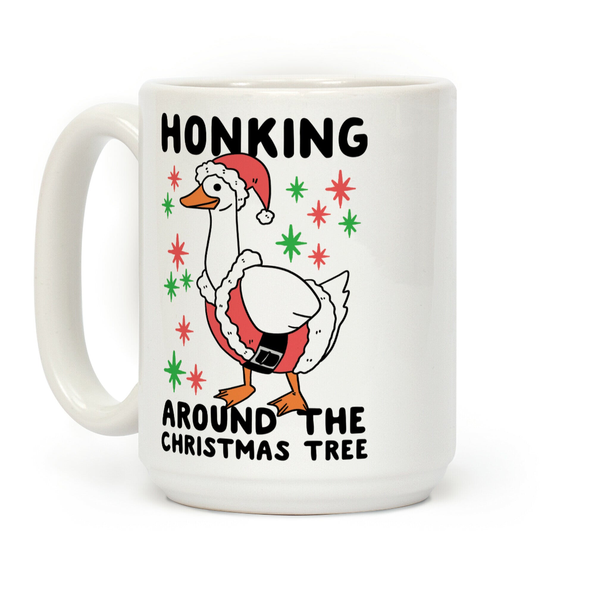 Honking Around the Christmas Tree Coffee Mug